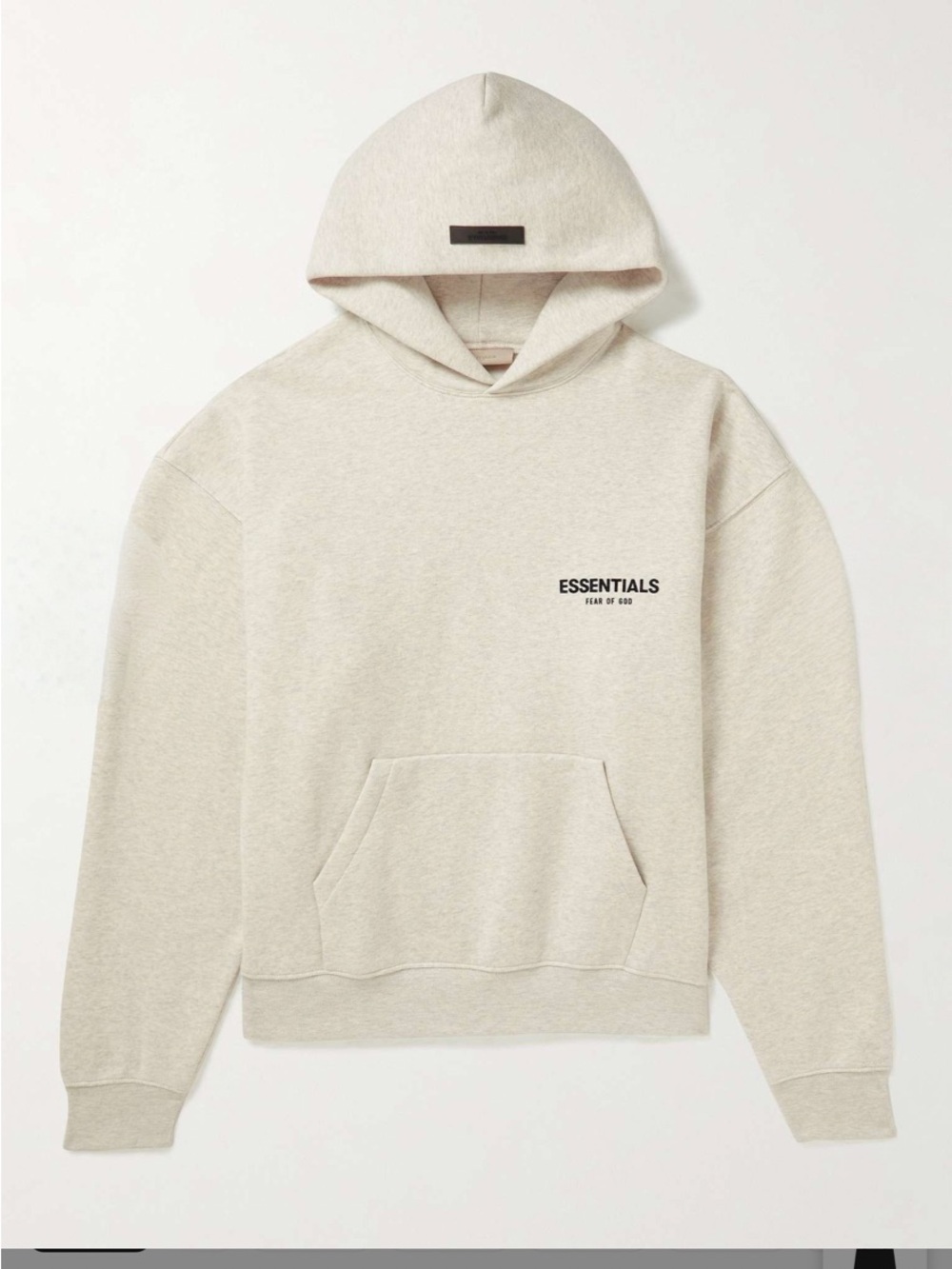 Fear of God Essentials Light Oatmeal Hoodie Sweatshirt NWT Size S
